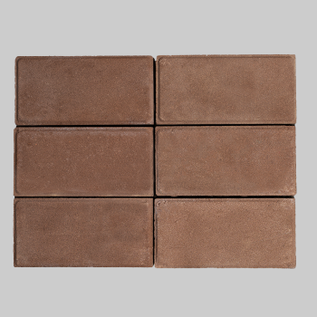 Тротуарная плитка коричневая 40 мм