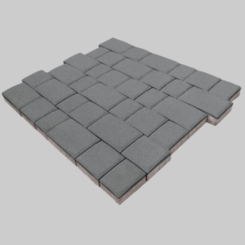 Тротуарная плитка Инсбрук Инн, 60 мм, серый, гладкая